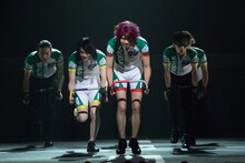 「舞台『弱虫ペダル』インターハイ篇 The WINNER」公開稽古の公式写真。(c)渡辺航（週刊少年チャンピオン）2008／弱虫ペダル製作委員会 (c)渡辺航（週刊少年チャンピオン）／マーベラス、東宝、ディー・バイ・エル・クリエイション