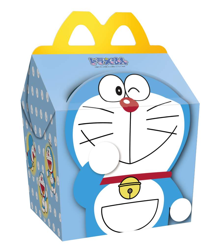 ドラえもんのハッピーセットボックス。(c)藤子プロ・小学館・テレビ朝日・シンエイ・ADK 2015