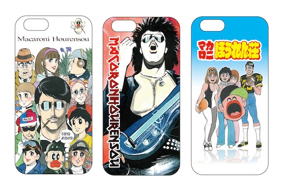 「マカロニほうれん荘」スマホケースの絵柄。