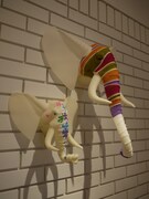 ヨシカワゴエモンによる立体作品。