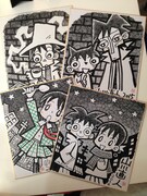 山川直人のサイン色紙。