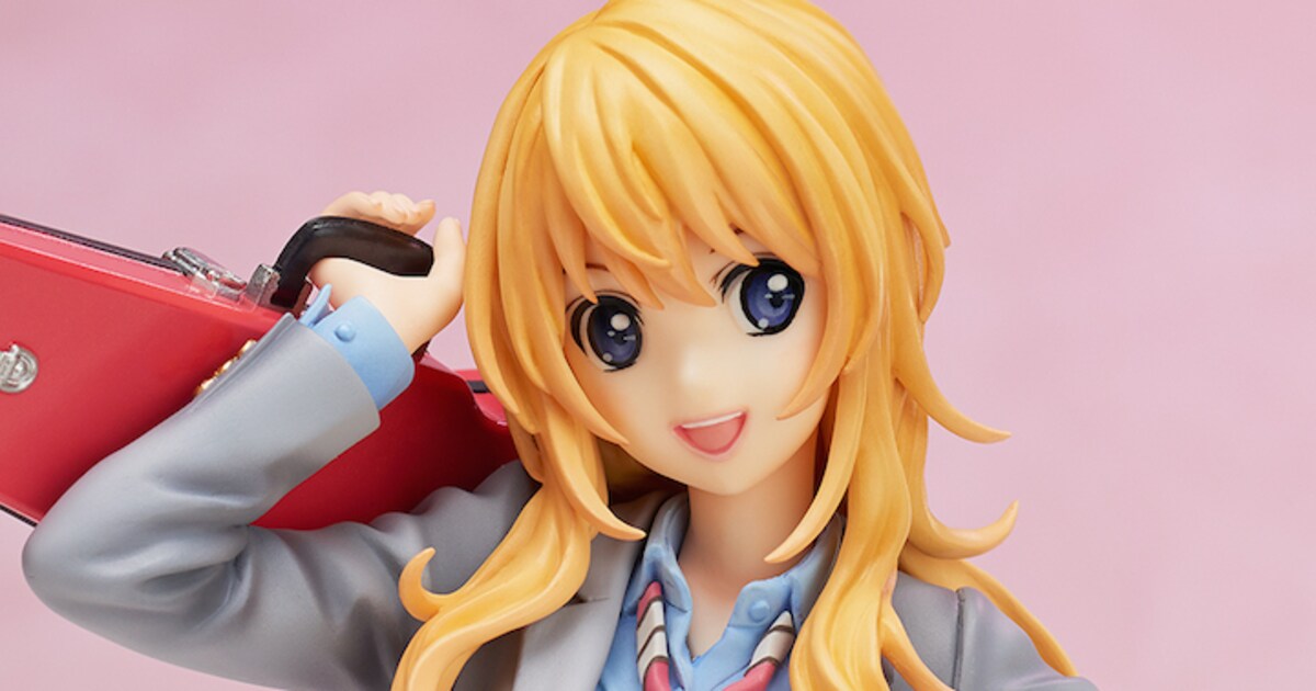 四月は君の嘘」宮園かをりのフィギュア、描き下ろし色紙など豪華グッズ 