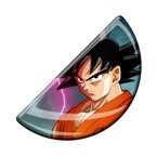 くじ引きで当たるピンバッジ、全6種のうちの1つ。
