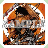 ドリンクの1杯目に1枚付属する島津豊久コースター。