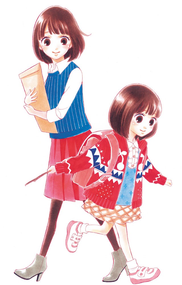 すえのぶけいこ「HOPE」最終回の扉イラスト。