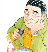 「漫画版 野武士のグルメ」のカット。