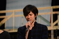 夜神月役の柿澤勇人。