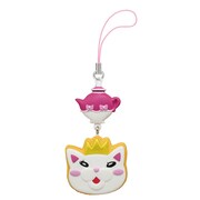 「3月のライオン アイシングクッキーストラップ」の「王様ニャーとピンクポット」。(c)羽海野チカ/白泉社