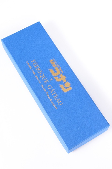 「名探偵コナンモデル腕時計」のBOX。(c)青山剛昌／小学館・読売テレビ・TMS 1996