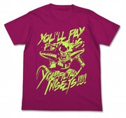 「ぜったいにゆるさんぞ虫ケラどもTシャツ ARGYLE PURPLE」(c)バードスタジオ/集英社・フジテレビ・東映アニメーション