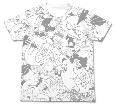 「ナマモノ オールプリントTシャツ」のホワイト。(c)柴田亜美/スクウェアエニックス・日本アニメーション