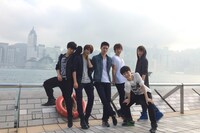 海外公演を行ったキャスト陣。 (c)許斐 剛／集英社・NAS・新テニスの王子様プロジェクト (c)許斐 剛／集英社・テニミュ製作委員会