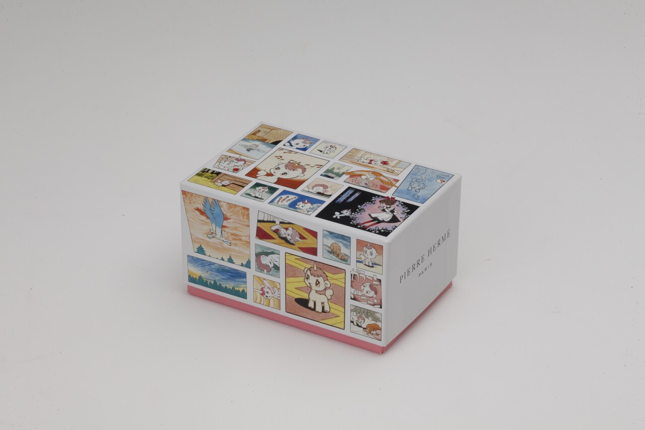 オリジナルボックスに入れられたピエール・エルメのマカロン。