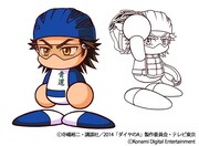 「実況パワフルプロ野球」に登場する御幸。(c)寺嶋裕二・講談社/2014「ダイヤのA」製作委員会・テレビ東京