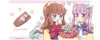 「NEW GAME！ フルカラーマグカップ」の絵柄。 (c)得能正太郎/芳文社