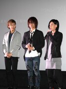 （左から）けったろ、みーちゃん、蛇足。