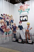 「AnimeJapan 2015」会場の「食戟のソーマ」展示風景。