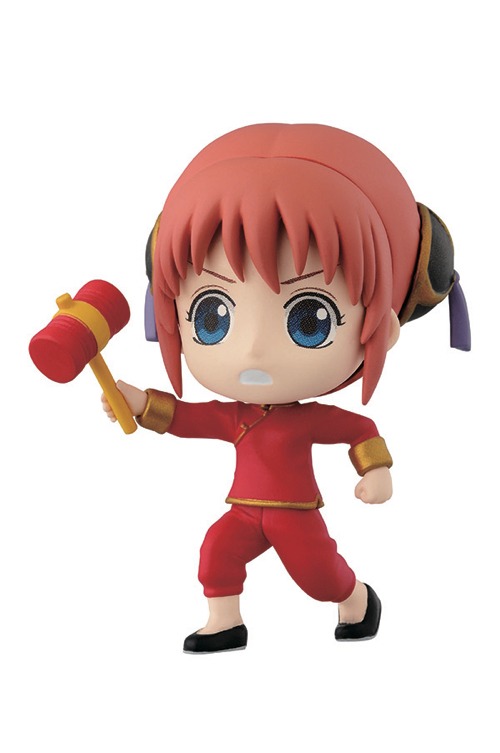 ラストワン賞「万事屋 ちびきゅんキャラセット」の神楽。(c)空知英秋/集英社・テレビ東京・電通・サンライズ・アニプレックス