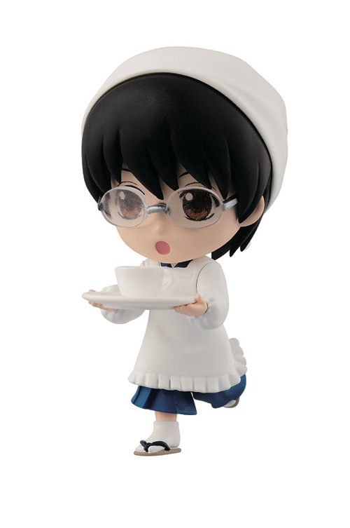 ラストワン賞「万事屋 ちびきゅんキャラセット」の新八。(c)空知英秋/集英社・テレビ東京・電通・サンライズ・アニプレックス