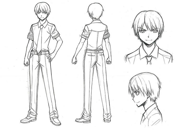 浅野学秀の設定画。(c)松井優征／集英社・アニメ「暗殺教室」製作委員会