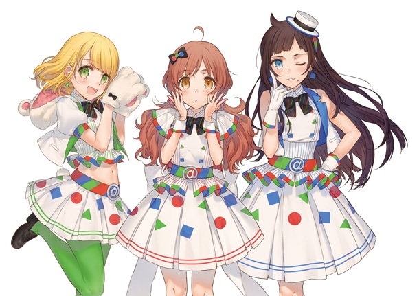 切符が手がけた「＠vitamin（アットビタミン）」のマスコットキャラクター。