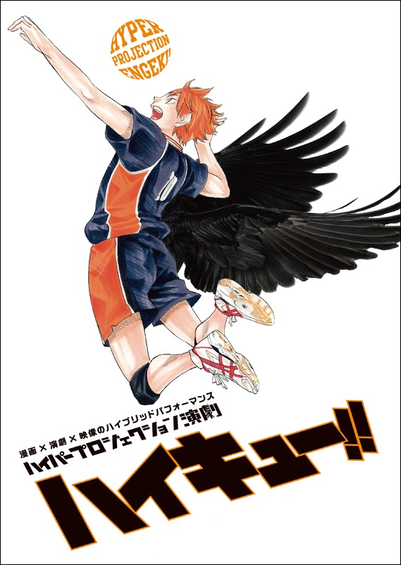 ハイパープロジェクション演劇「ハイキュー!!」のメインビジュアル (c)古舘春一/集英社・ハイパープロジェクション演劇「ハイキュー!!」製作委員会