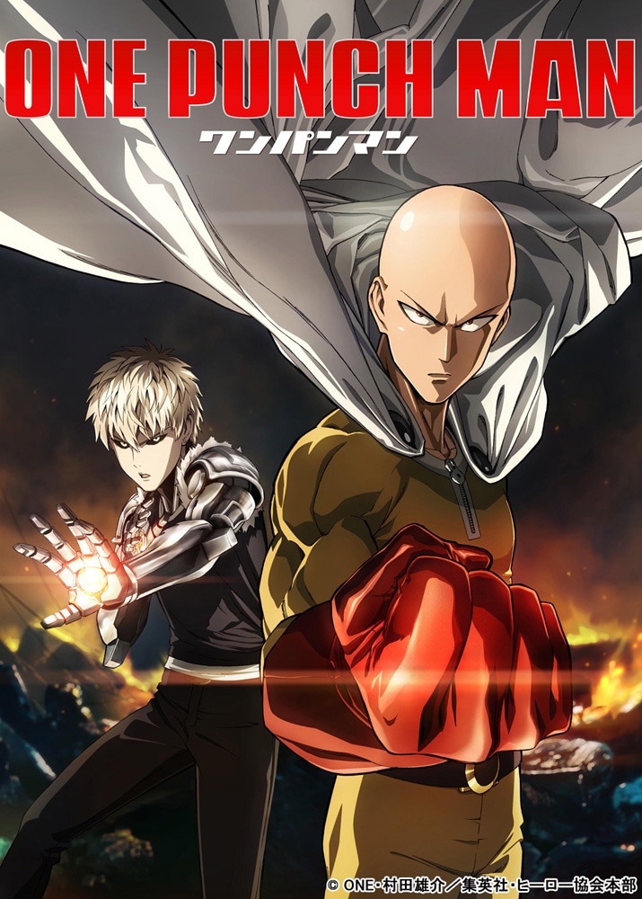 アニメ「ワンパンマン」のティザービジュアル。(c)ONE・村田雄介/集英社・ヒーロー協会本部