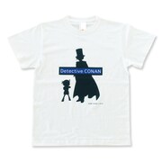 「コナンカフェ × TOWER RECORDS CAFE T-shirt シルエット」 (c)青山剛昌/小学館・読売テレビ・TMS 1996