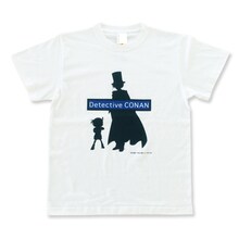 「コナンカフェ × TOWER RECORDS CAFE T-shirt シルエット」 (c)青山剛昌/小学館・読売テレビ・TMS 1996