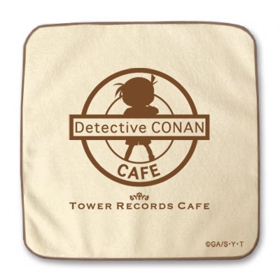 「コナンカフェ × TOWER RECORDS CAFE ハンドタオル」 (c)青山剛昌/小学館・読売テレビ・TMS 1996