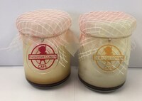 「コナン濃厚カスタードプリン」と「怪盗キッド真珠卵プリン」
