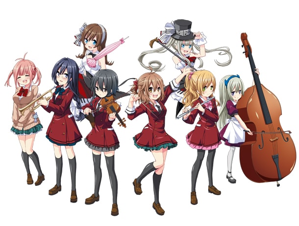 竹井10日原作による坂野杏梨「がくだん!(仮)」は女の子だらけのオーケストラを描く青春作品。同作は、月刊コンプエース6月号より連載が開始される。