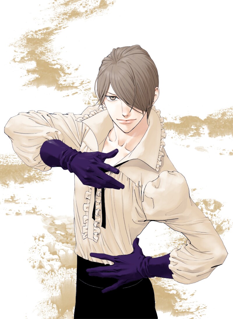 小川彌生の代表作「銀盤騎士」のカット。