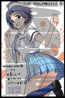 WonderGOO各店（一部店舗除く）：描き下ろしイラストカード（三浦あずさ）