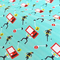 臨也VS静雄の編み柄 (c)2014 成田良悟/KADOKAWA アスキー・メディアワークス刊/池袋ダラーズ