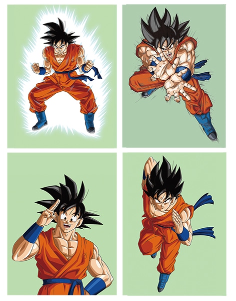 紙面に登場する孫悟空のイラスト。(c)バードスタジオ／集英社 (c)「2015 ドラゴンボールZ」製作委員会
