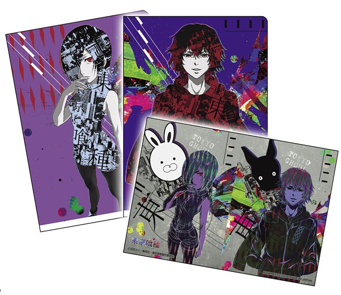 F賞「クリアファイルセット」の1種。(c)石田スイ/集英社・東京喰種製作委員会