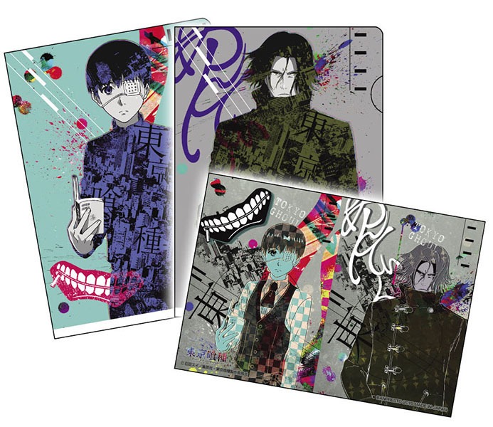 F賞「クリアファイルセット」の1種。(c)石田スイ/集英社・東京喰種製作委員会