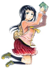 志賀伯「井の中の本子さん」のカラーカット。