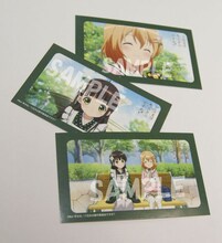 「甘味処甘兎庵の（ココアが釣られた）栗羊羹」に付属するカード (c)Koi・芳文社／ご注文は製作委員会ですか？