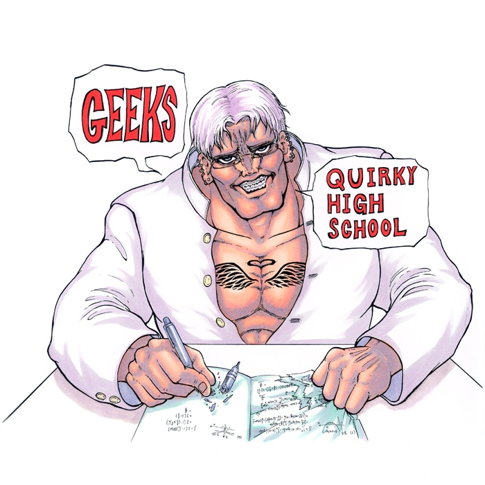 「QUIRKY HIGH SCHOOL」のジャケット。(c)近藤信輔/集英社
