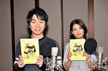 関智一と川澄綾子。