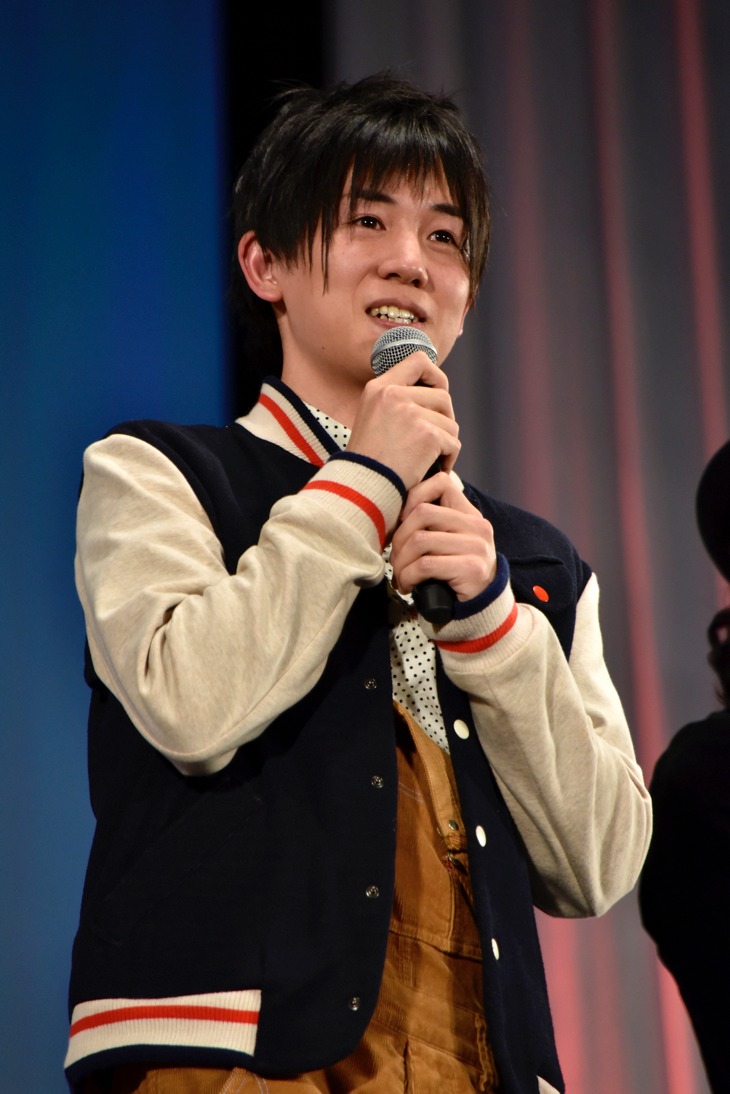 小野田坂道役の山下大輝。
