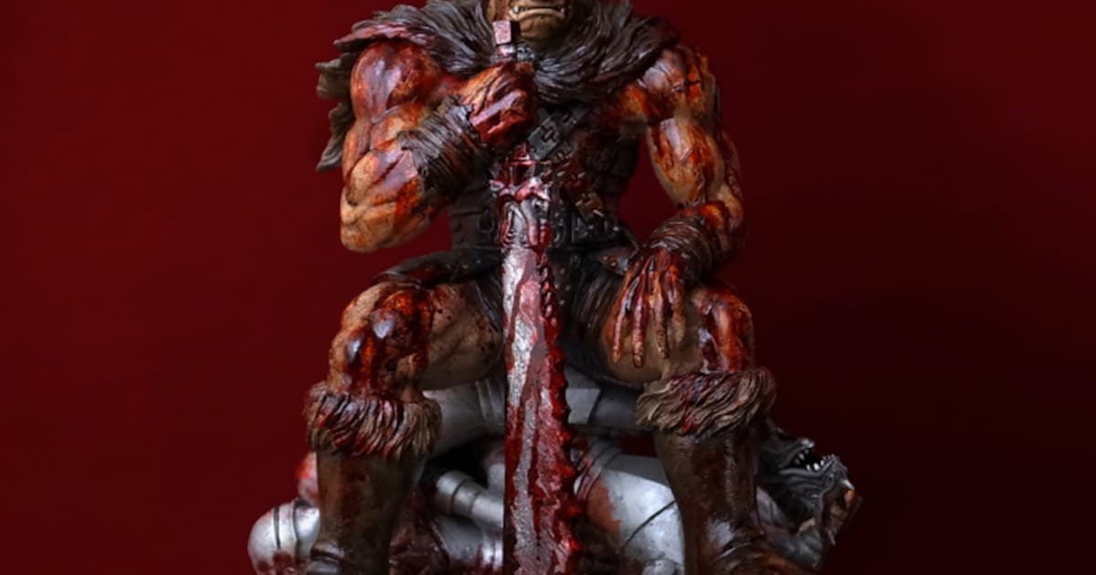 ベルセルク」不死のゾッドを血みどろで再現、50体限定のフィギュア発売 