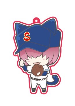 アクリルキーホルダー6種のうち1つ。(C)寺嶋裕二・講談社／2014「ダイヤのA」製作委員会・テレビ東京 (C)NAMCO LTD.