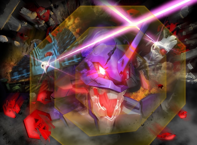 「エヴァンゲリオン プロジェクションマッピング」のイメージ。