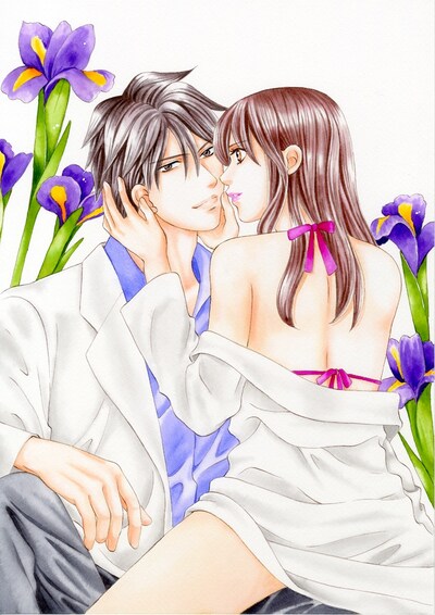 「新イシャコイ-新婚医者の恋わずらい-」5巻表紙イラスト(c)林久美子/白泉社