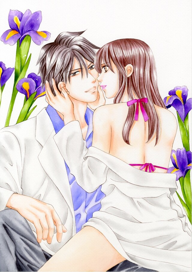 「新イシャコイ-新婚医者の恋わずらい-」5巻表紙イラスト(c)林久美子/白泉社