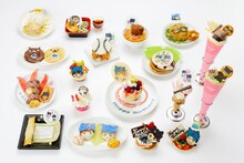 提供される限定メニューの数々。(c)寺嶋裕二・講談社／2014「ダイヤのA」製作委員会・テレビ東京 (c)NAMCO LTD.