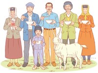 「ラーメン食いてぇ！」下巻の表紙イラスト。